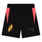 Boys Black Logo Shorts, 1, hi-res