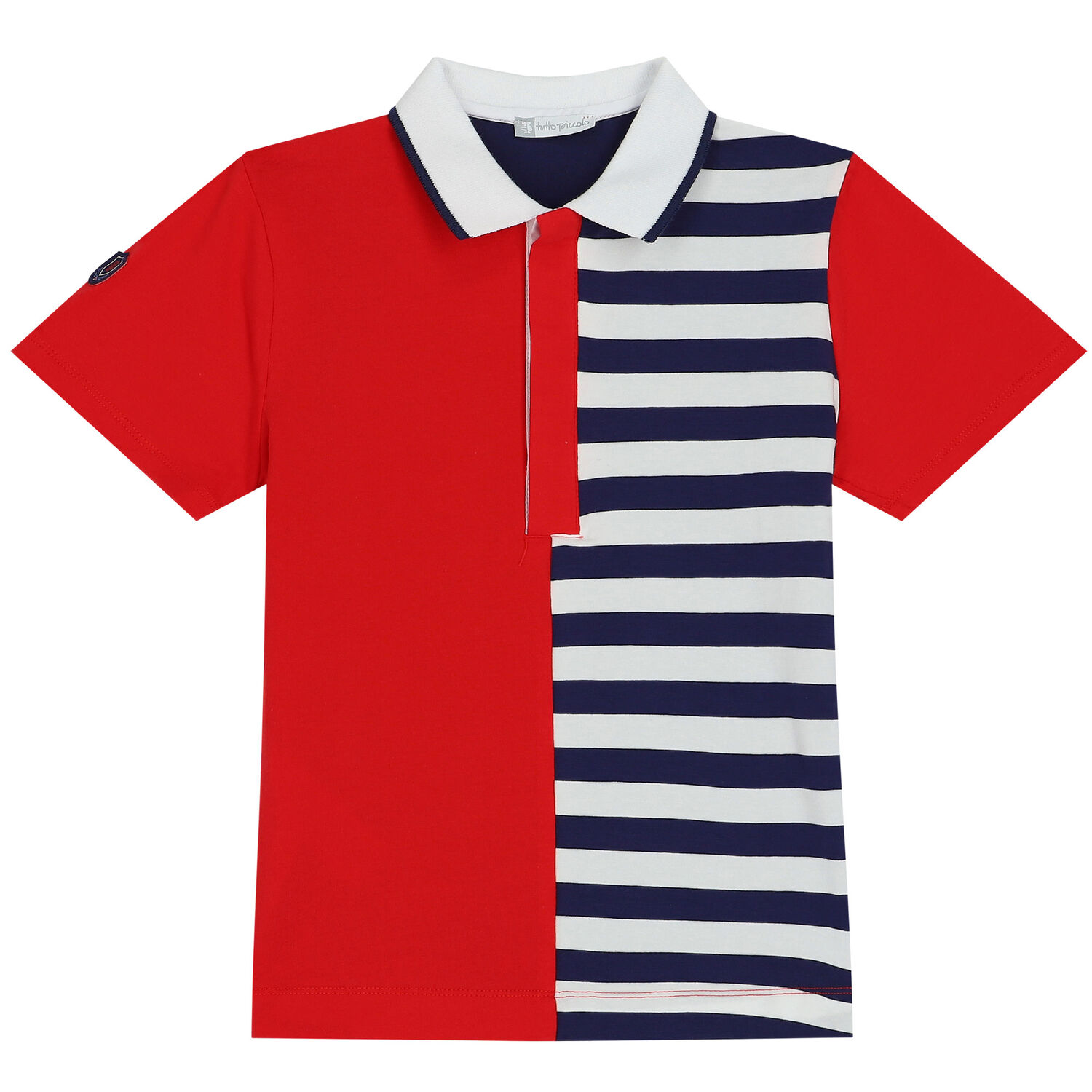 Boys Red, Blue & White Shorts Set, 1, hi-res