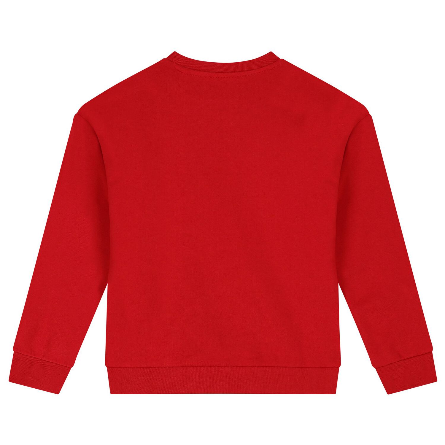 Girls Red Embellished Logo Sweatshirt, 2, hi-res