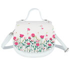 Girls White Roses Shoulder Bag, 1, hi-res