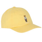 Boys Yellow Polo Bear Cap, 1, hi-res