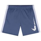 Boys Blue Logo Dri-Fit Shorts, 2, hi-res
