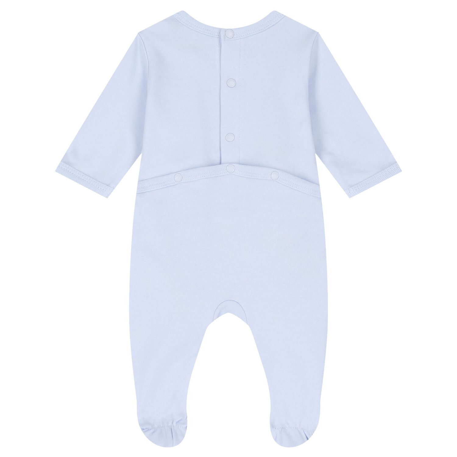 Baby Boys Blue Elephant Logo Babygrow Gift Set, 2, hi-res