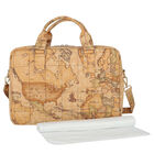 Beige Geo Map Baby Changing Bag, 4, hi-res