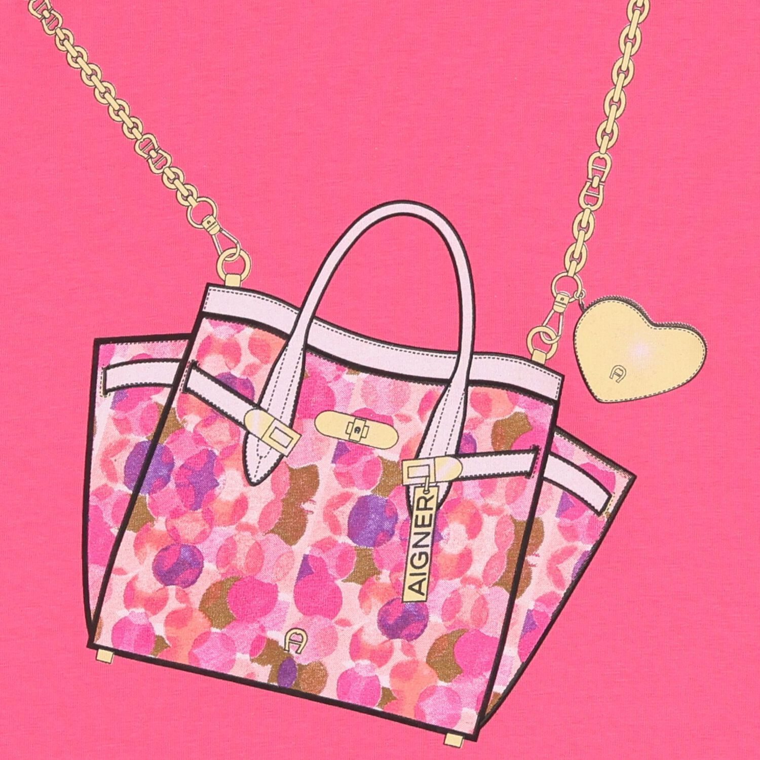 Girls Pink Crossbody Bag Dress, 4, hi-res