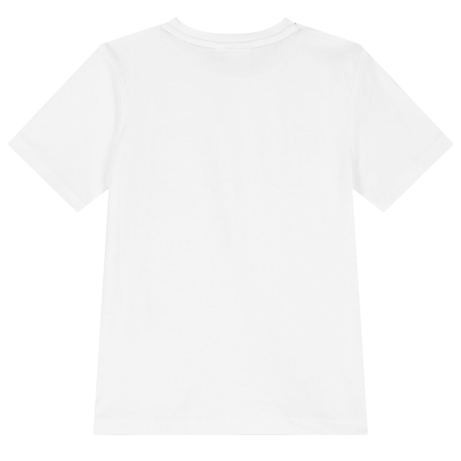 Boys White Logo T-Shirt, 2, hi-res image number null