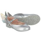 Girls Silver Leather Heavenly Shoes, 1, hi-res
