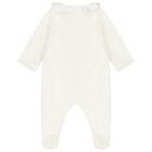 Baby Girls Ivory Teddy Bear Logo Babygrow Gift Set, 1, hi-res