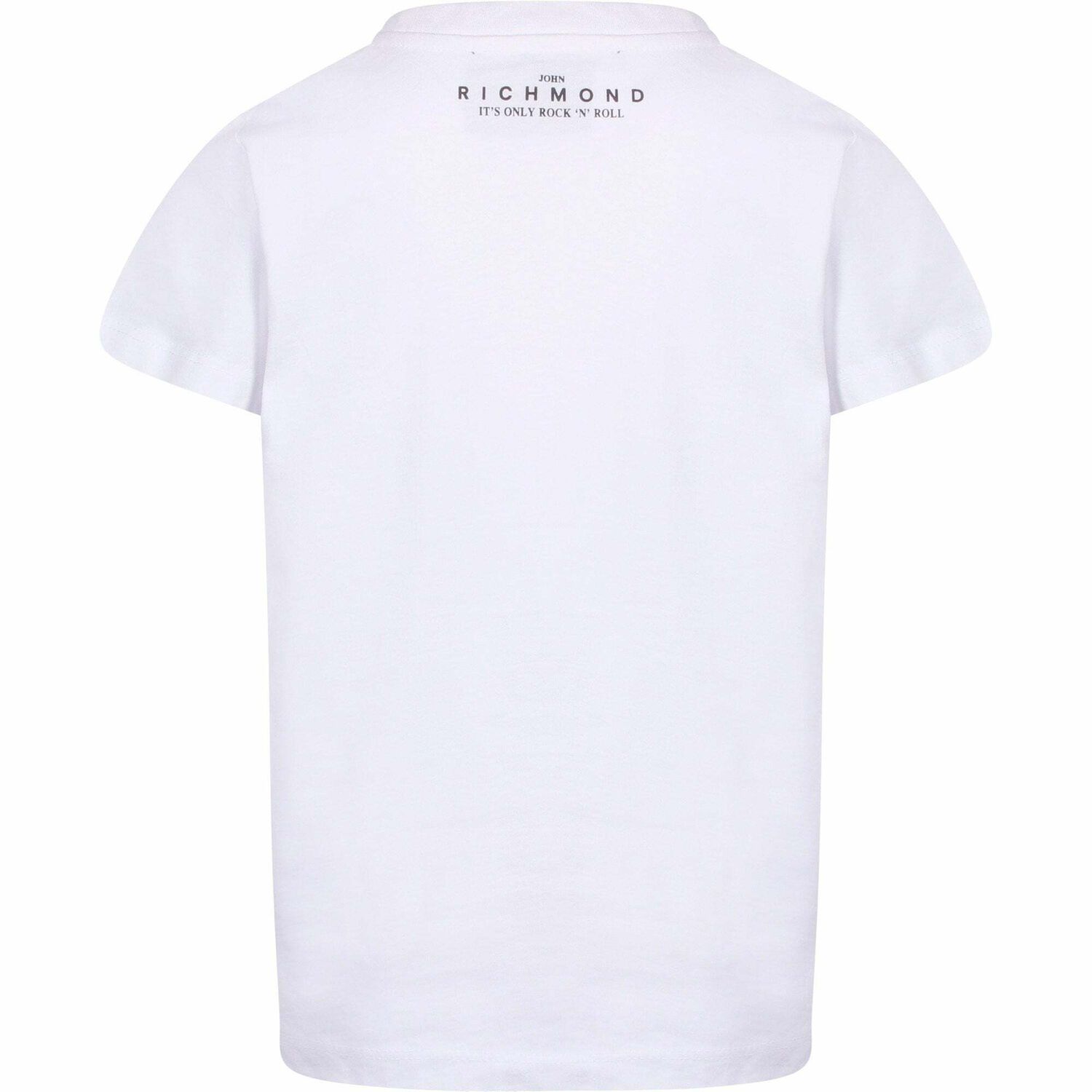 Boys White Logo T-Shirt, 1, hi-res