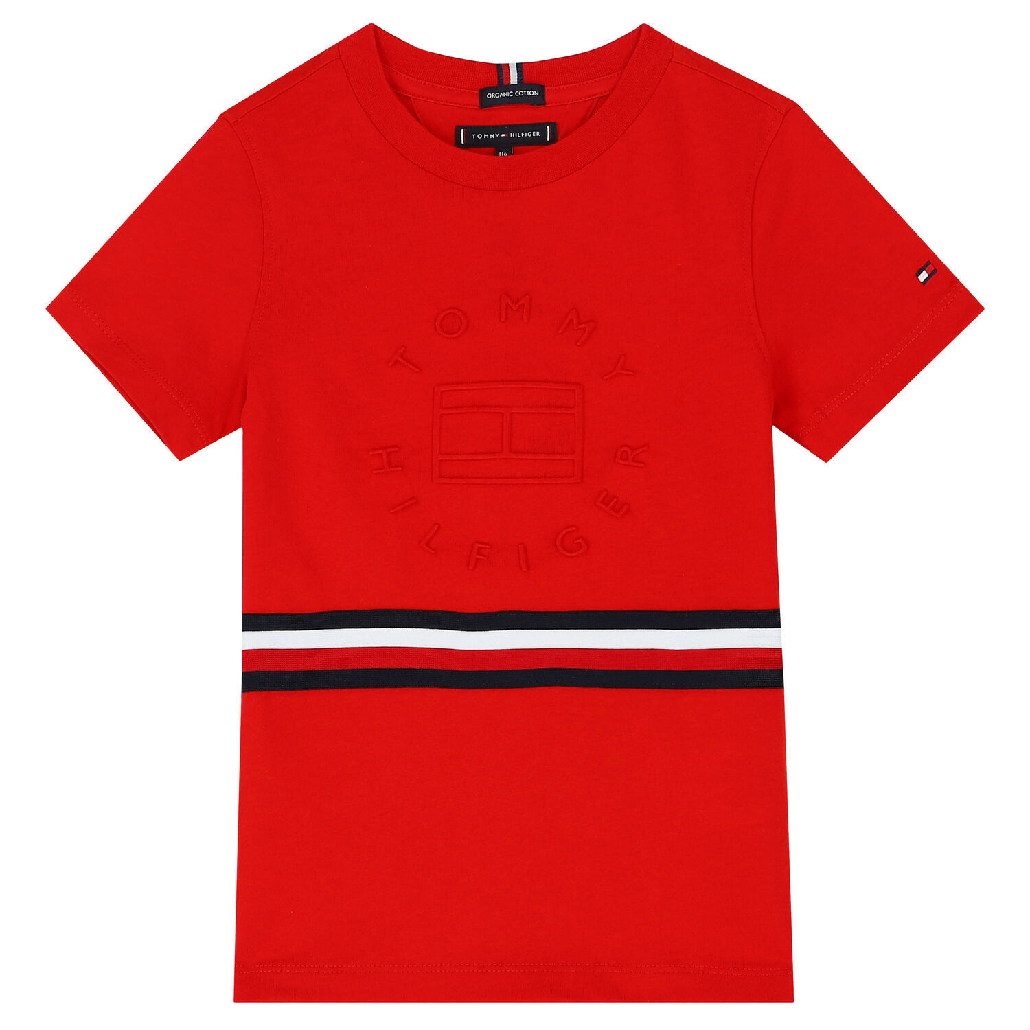 Boys Red Logo T-Shirt, 2, hi-res