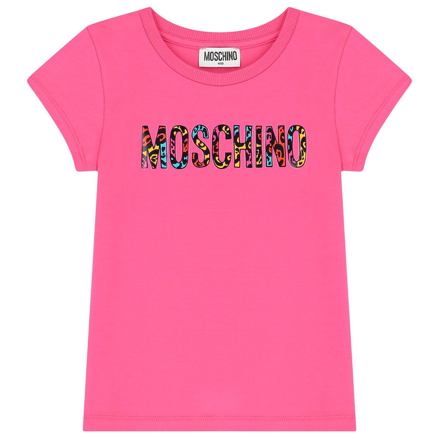 Girls White & Pink Teddy Bear Logo Skirt Set, 1, hi-res image number null