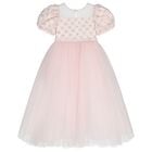 Girls Sofy Pink Sequin Tulle Dress, 1, hi-res