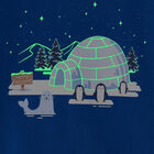 Younger Boys Blue Graphic Long Sleeve Top, 1, hi-res