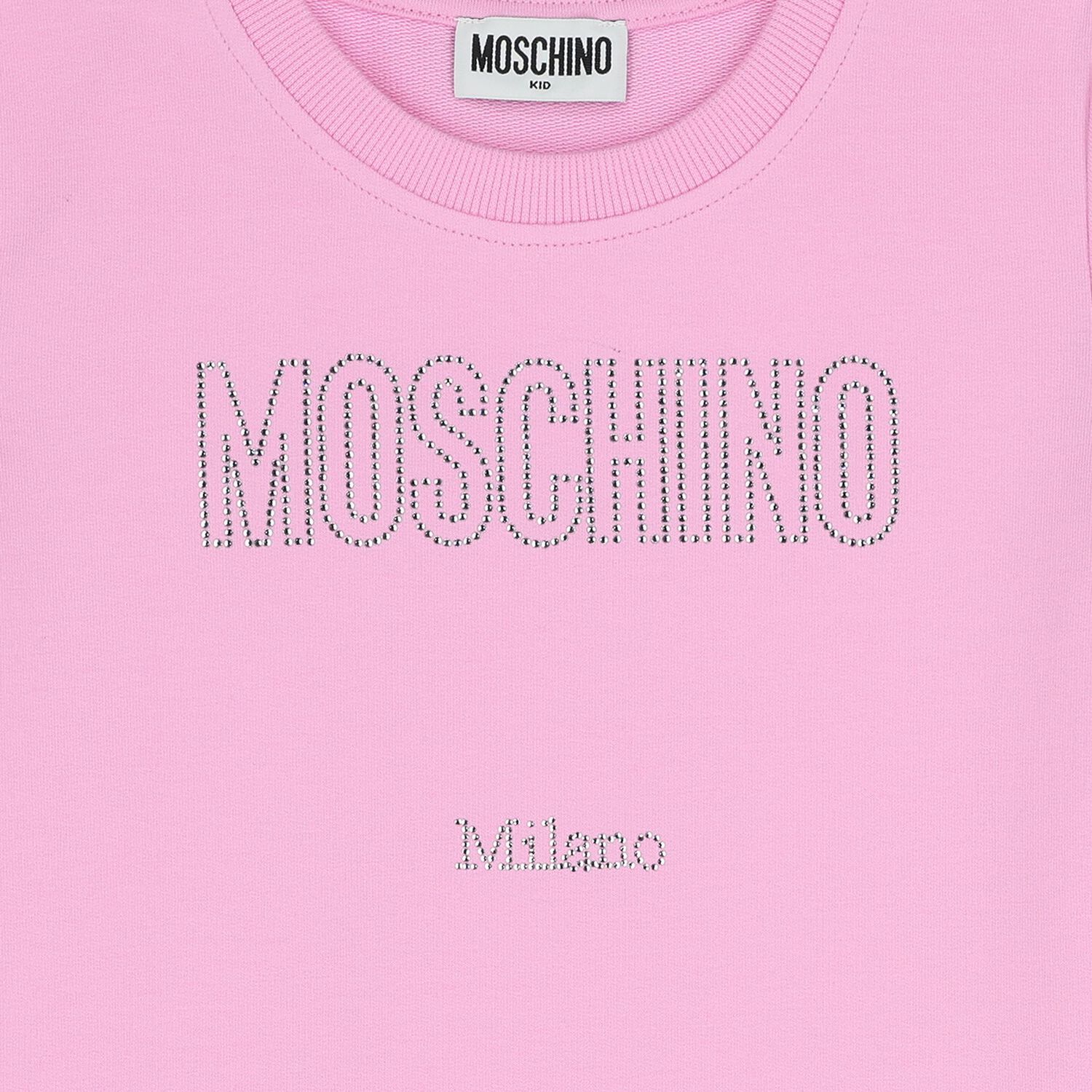 Girls Black Logo Dress, 1, hi-res