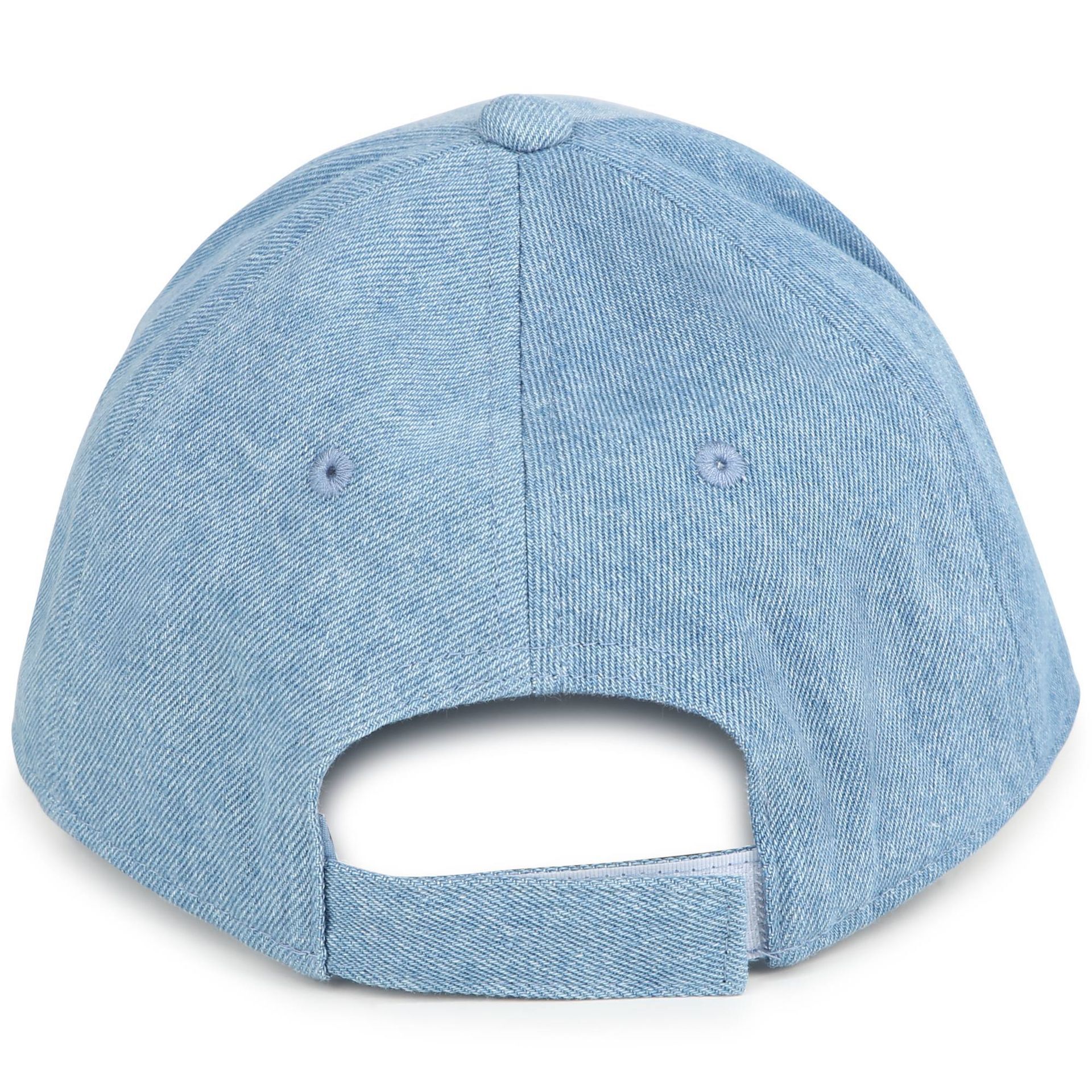 CHLOE Girls Denim Blue Logo Cap Junior Couture UK