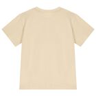 Boys Beige Logo T-Shirt, 3, hi-res