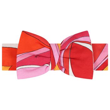 Baby Girls Red & Pink Bow Headband