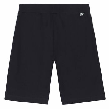 Boys Navy Logo Shorts 