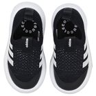 Boys Black Bubblecomfy Slip-On Trainers, 1, hi-res
