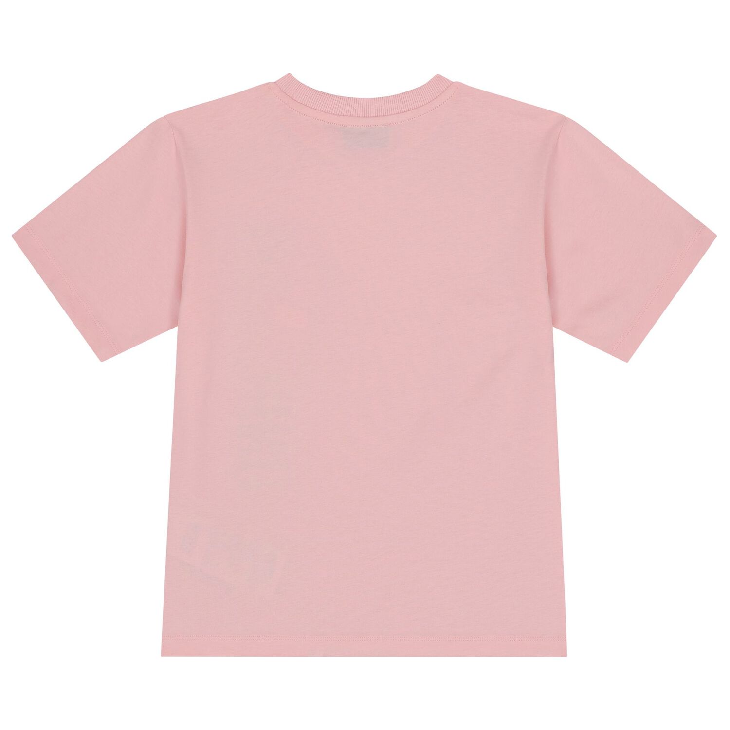 Girls Pink Teddy Bear Logo T-Shirt, 4, hi-res