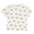 Younger Boys Orange Dungaree & Hat Set (3 Piece) , 1, hi-res