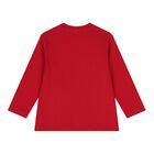 Baby Boys Red Teddy Bear Long Sleeve Top, 2, hi-res