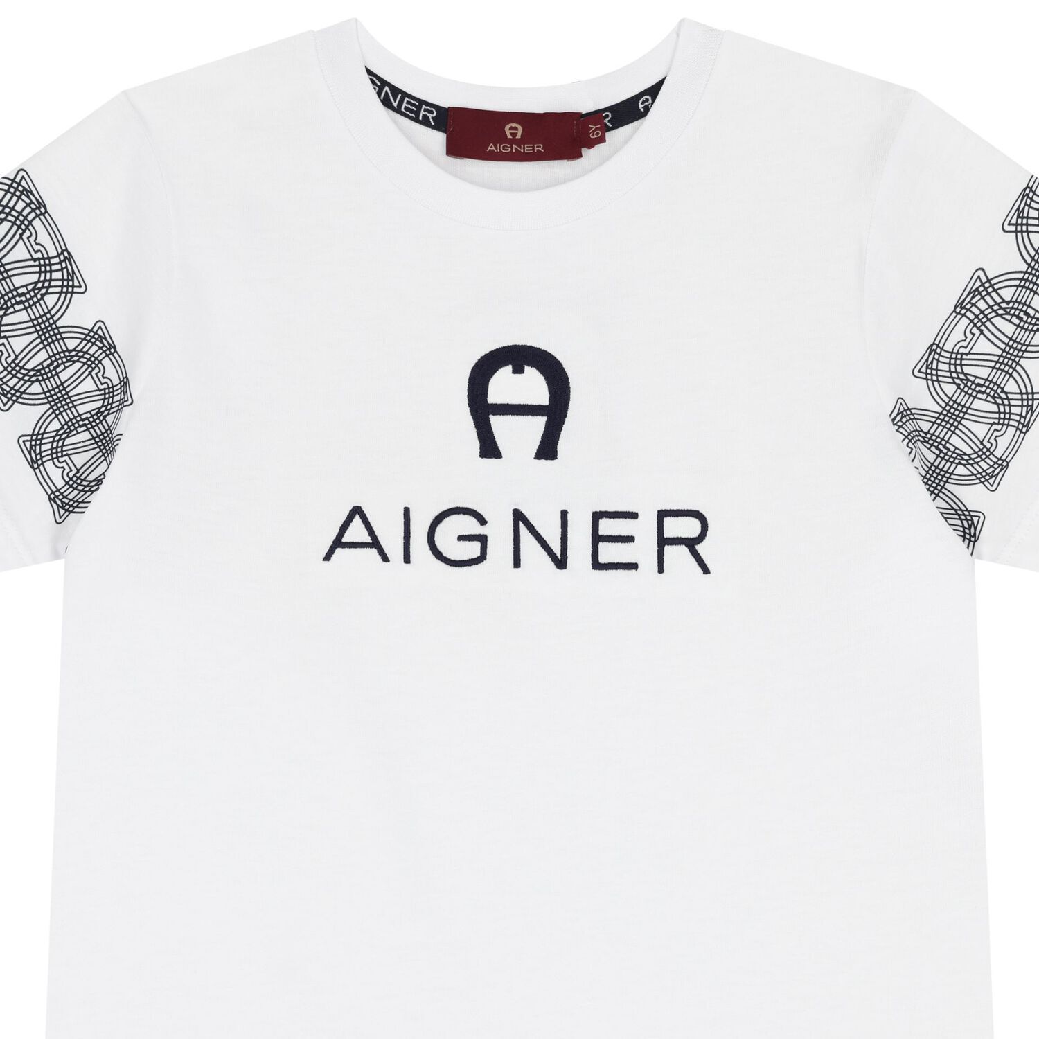 Boys White Logo T-Shirt, 1, hi-res