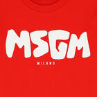 Boys Red Logo T-Shirt, 3, hi-res