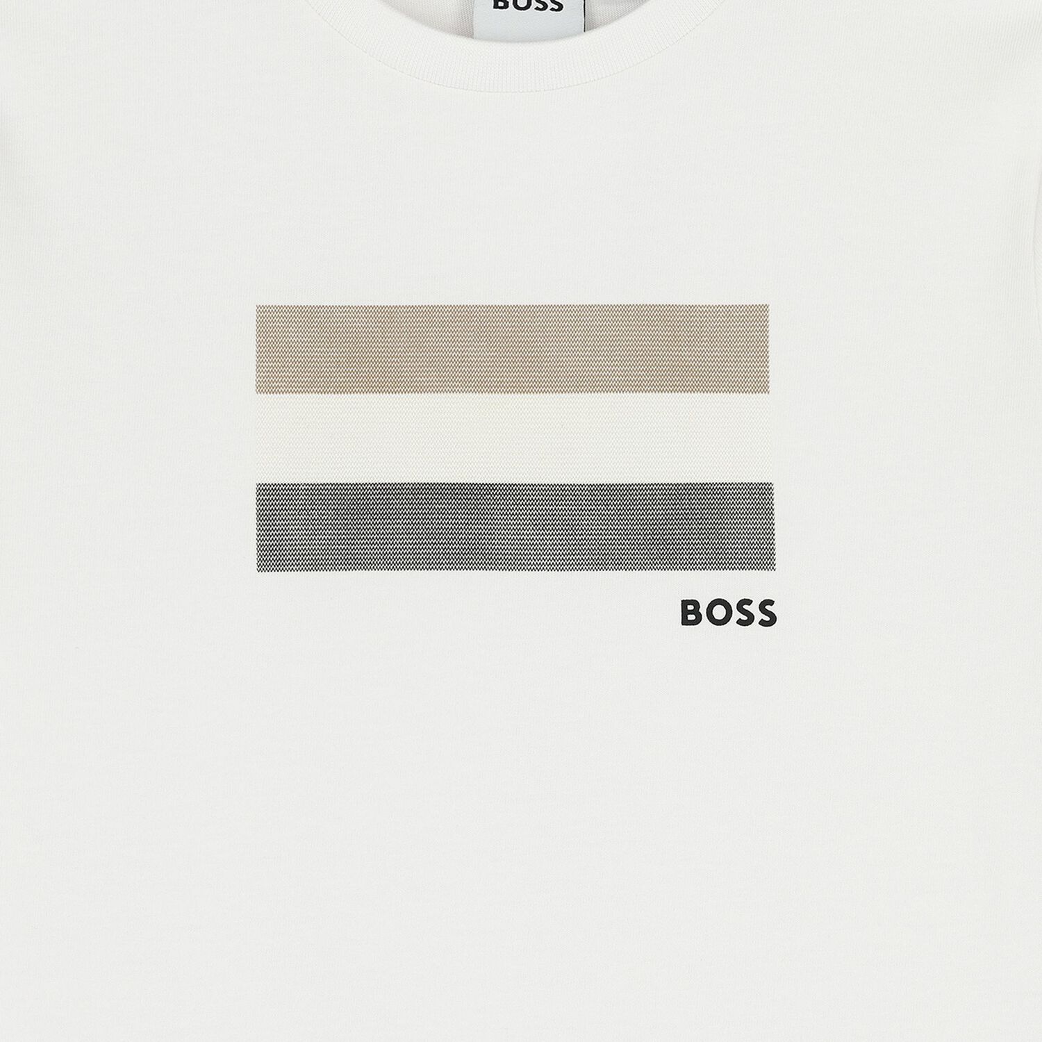 Boys White Logo T-Shirt, 1, hi-res