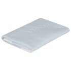 Baby Boys Blue & White Logo Blanket, 2, hi-res