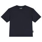 Boys Navy Blue Logo T-Shirt, 3, hi-res