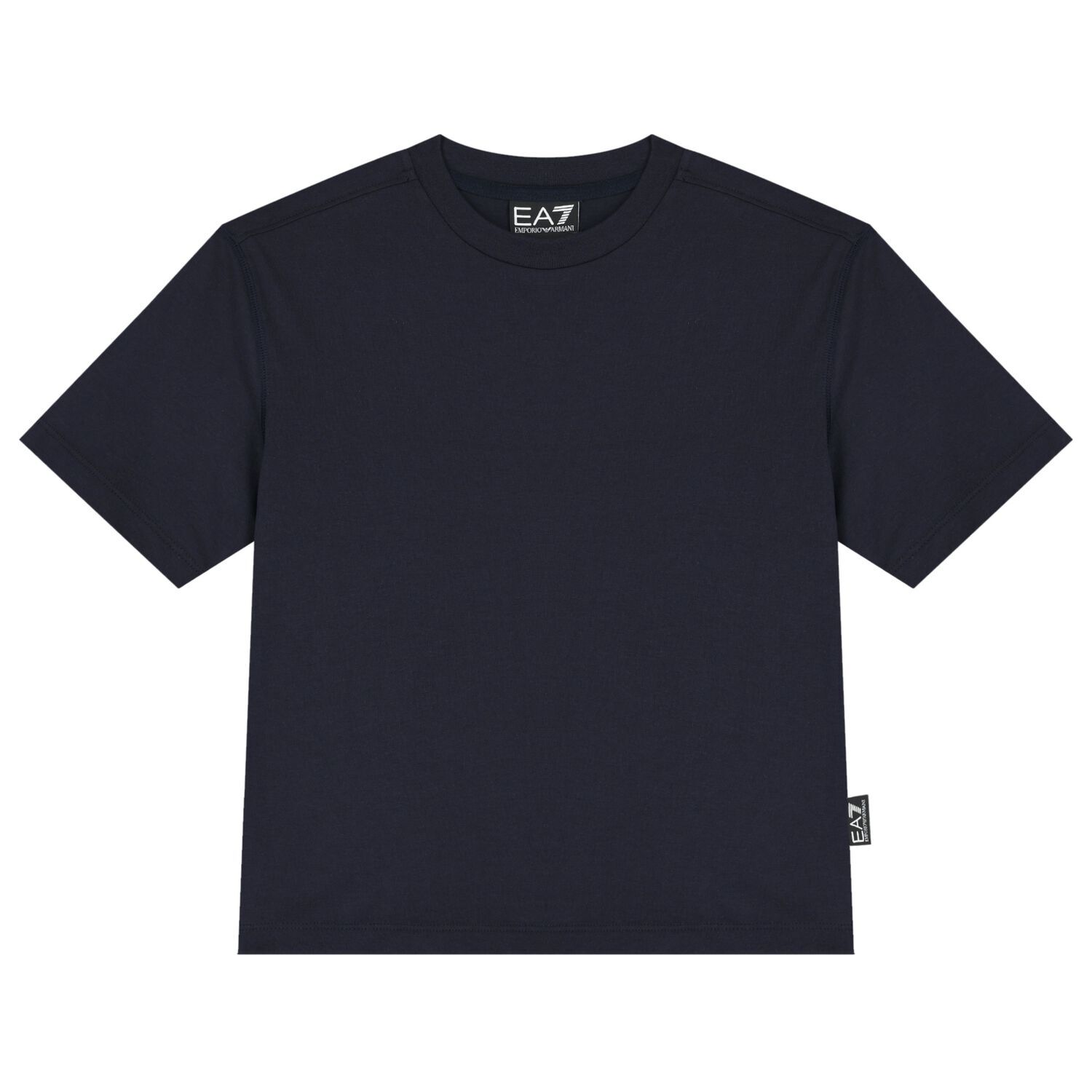 Boys Navy Blue Logo T-Shirt, 3, hi-res