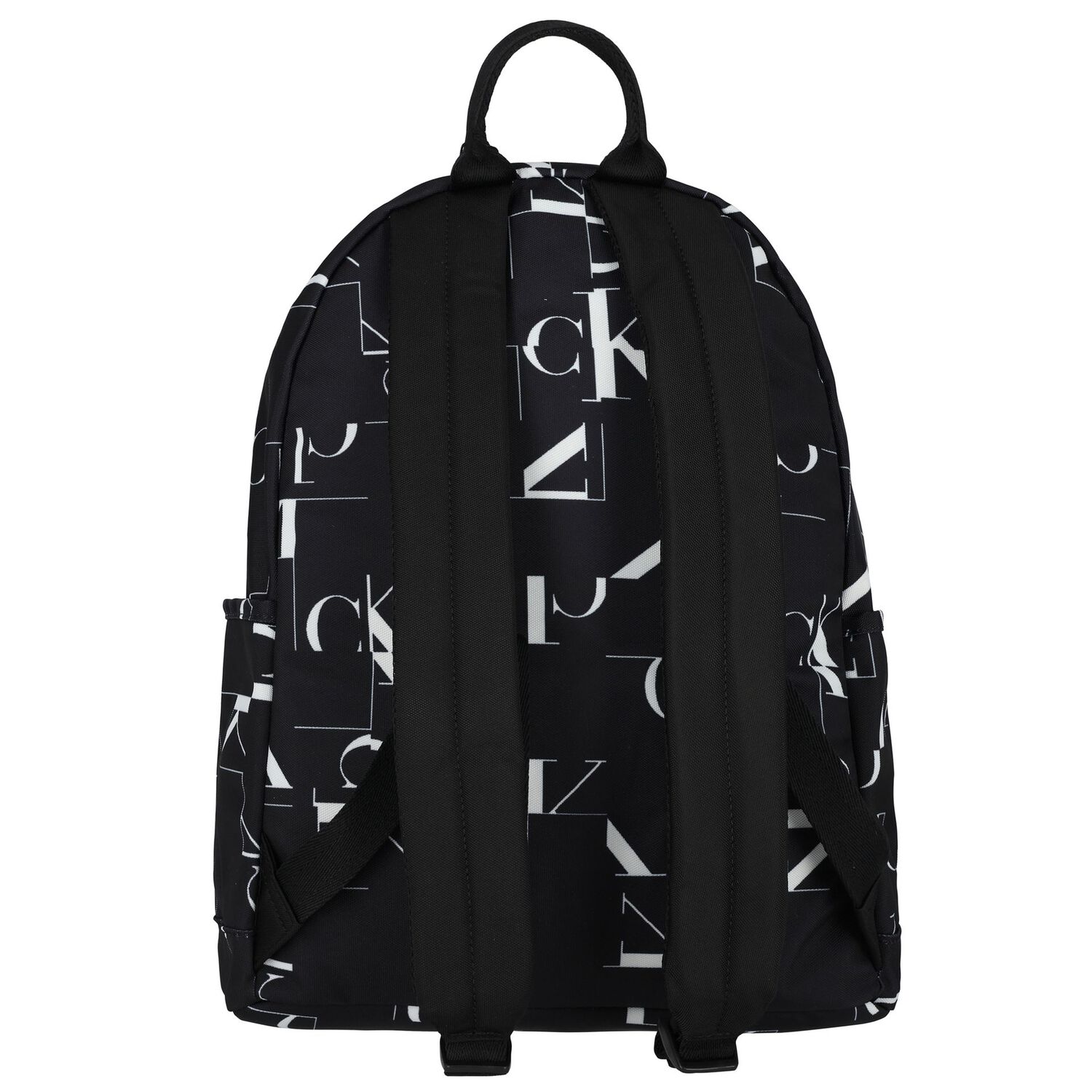 Black Logo Backpack, 1, hi-res