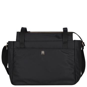 Black Logo Baby Changing Bag