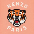 Girls Orange Tiger Logo T-Shirt Dress, 1, hi-res