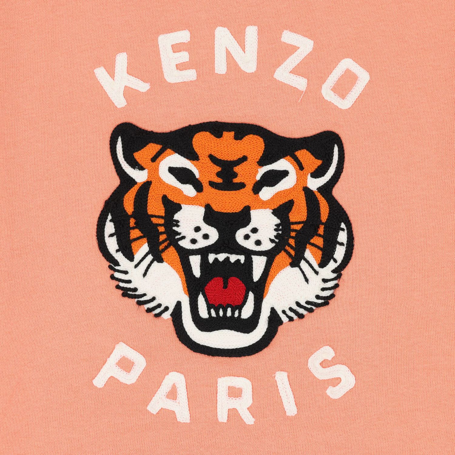 Girls Orange Tiger Logo T-Shirt Dress, 1, hi-res