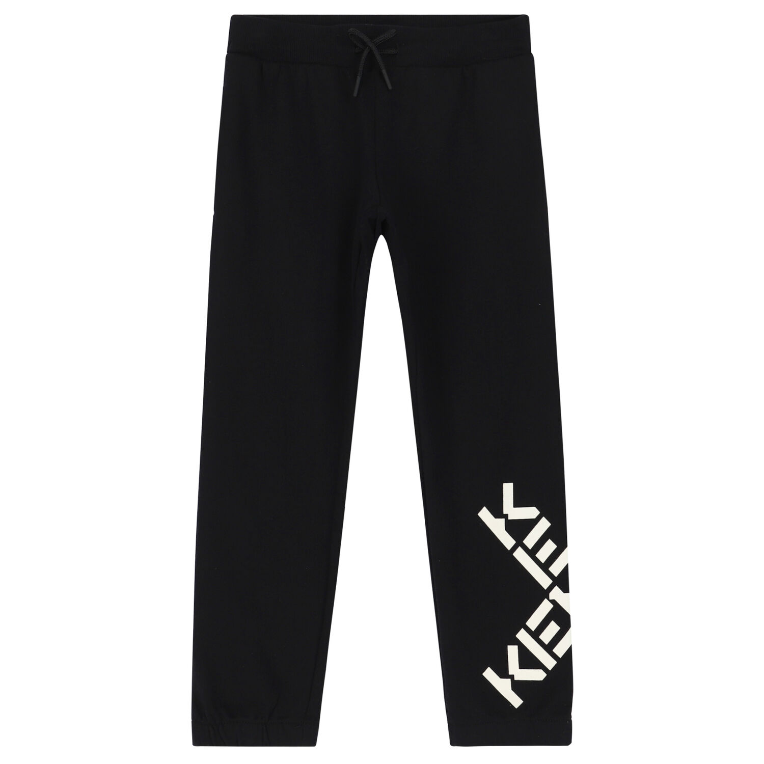 Boys Black Logo Joggers, 1, hi-res