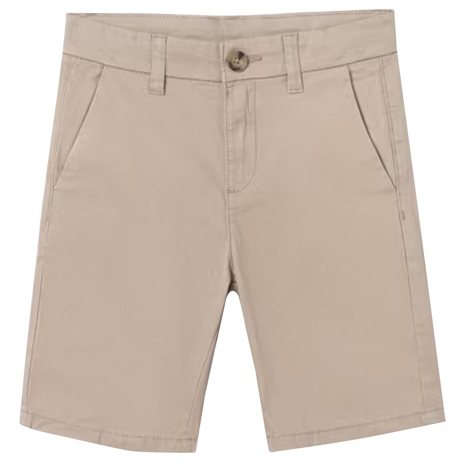 Boys Beige Chino Shorts, 2, hi-res