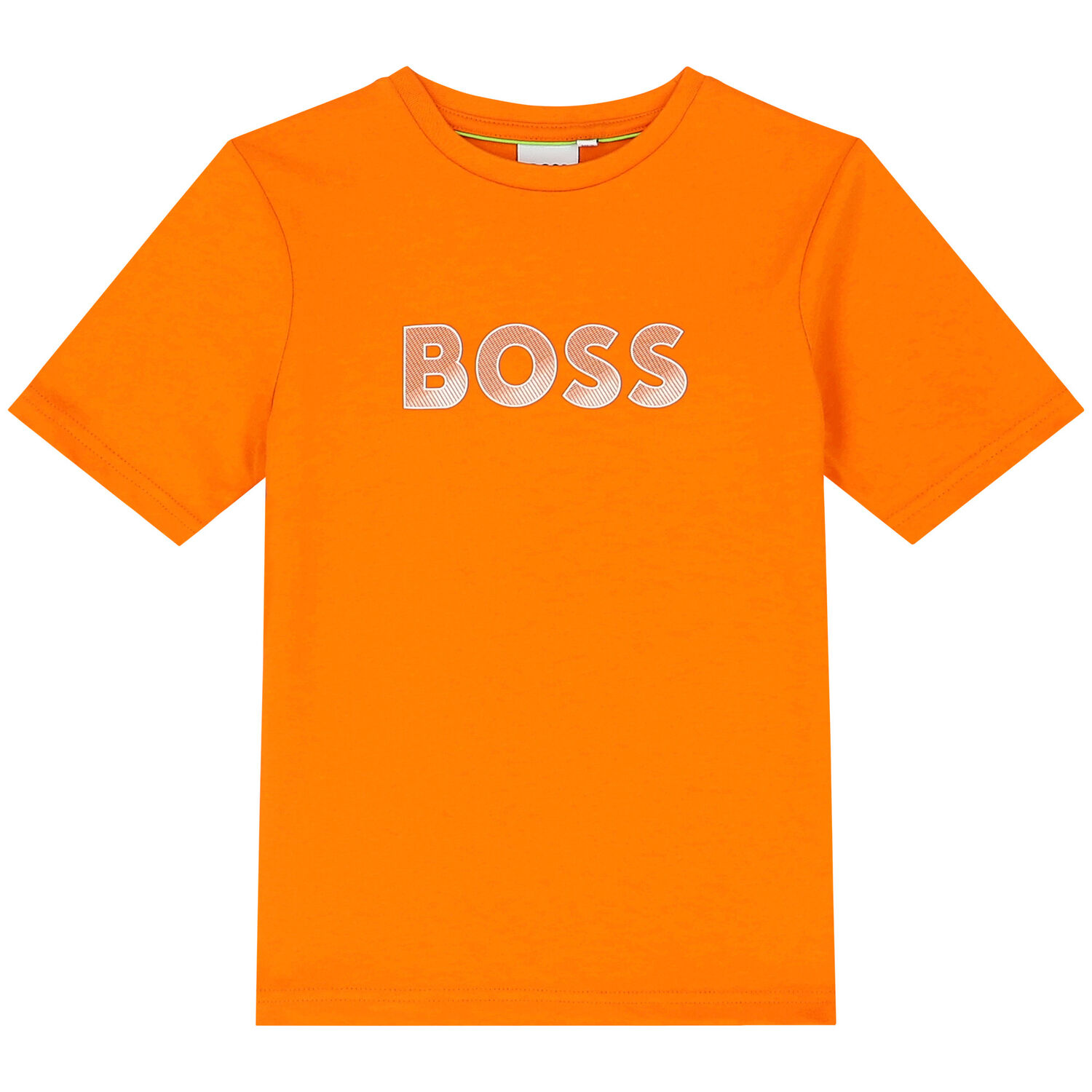 Boys Orange Logo T-Shirt, 3, hi-res