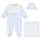 Baby Boys Blue Babygrow Gift Set, 1, hi-res