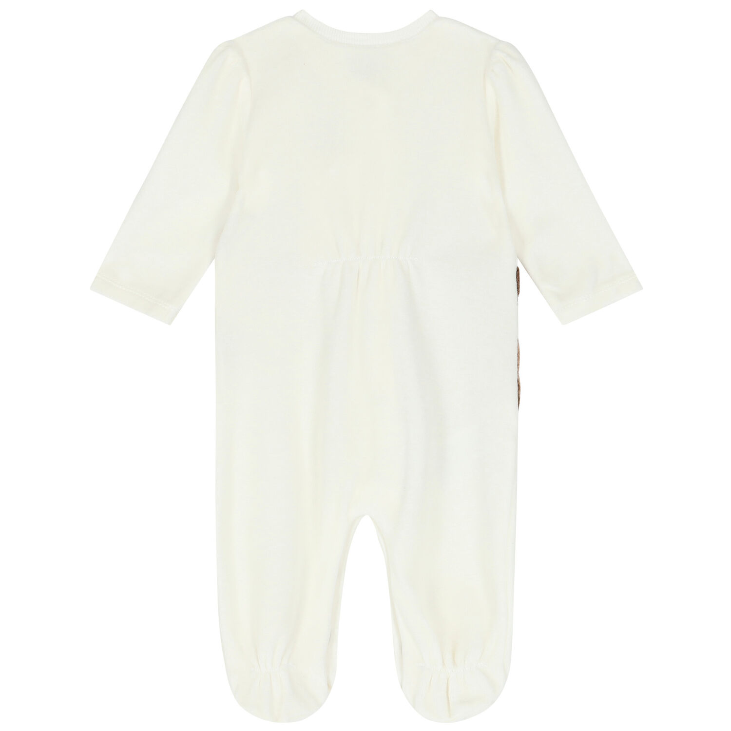 Ivory Teddy Bear Babygrow, 1, hi-res
