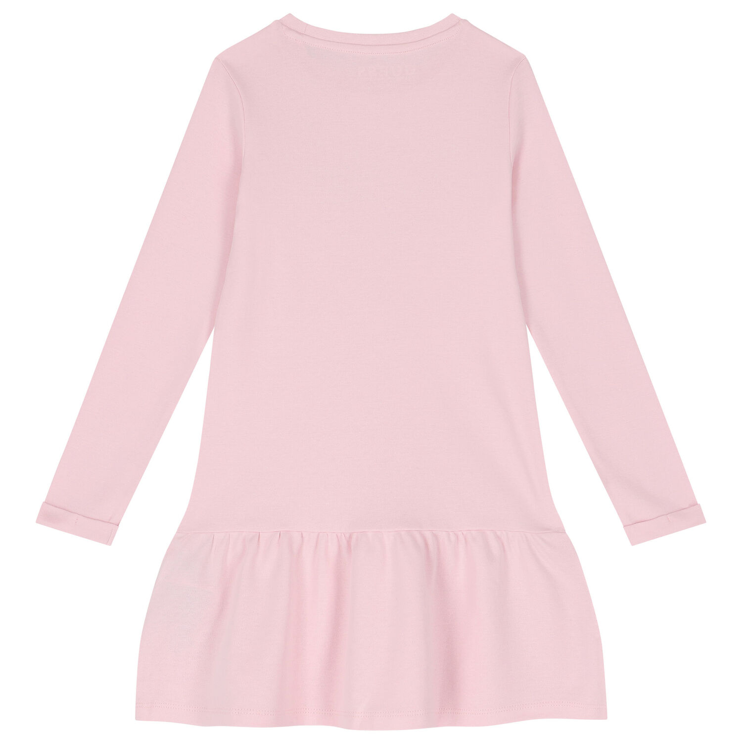 Girls Pink Logo Dress, 1, hi-res