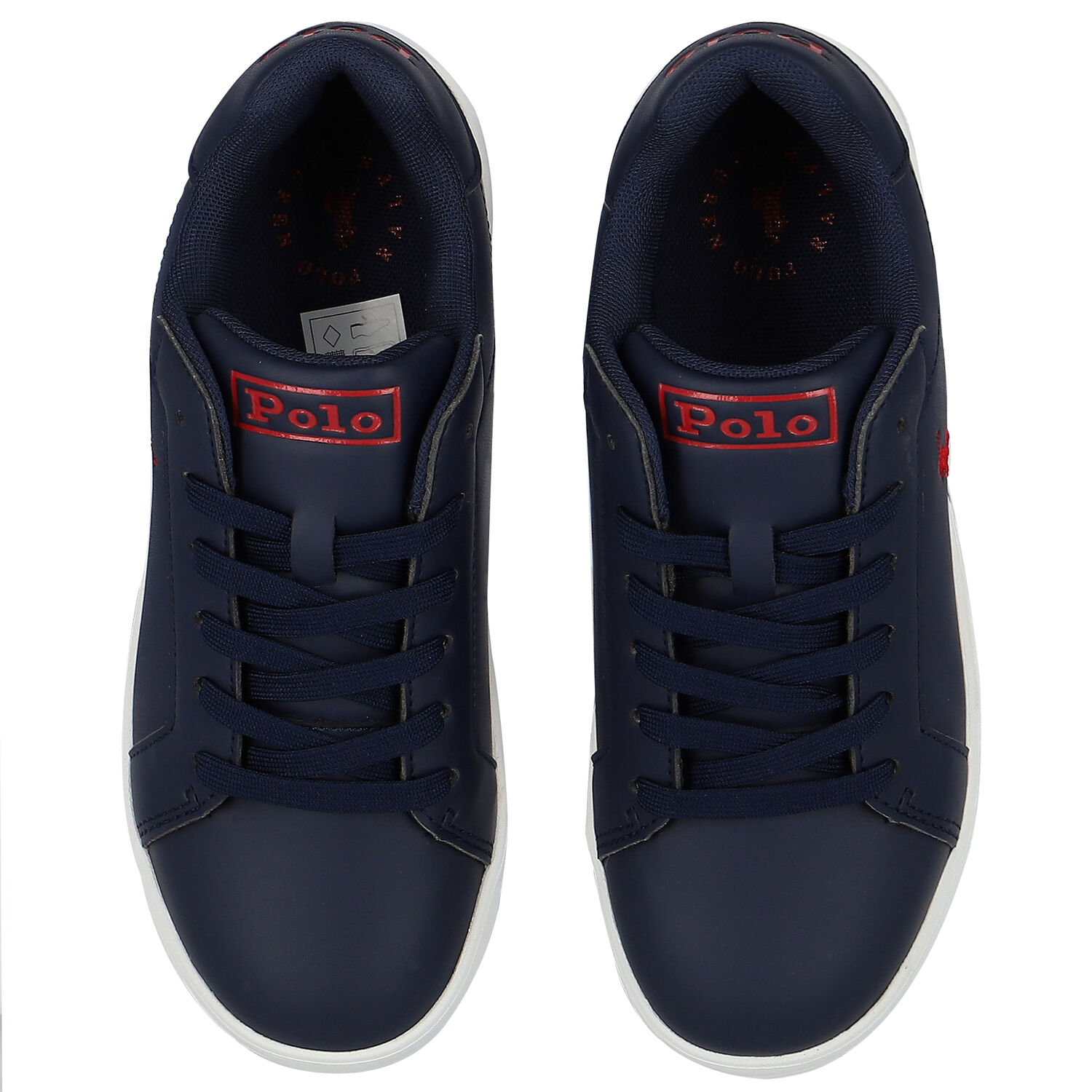 Boys Navy Blue Logo Trainers, 1, hi-res image number null