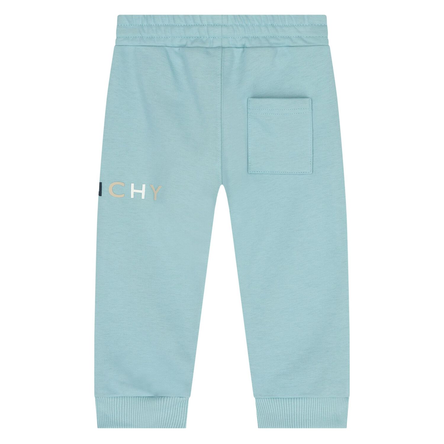 Younger Boys Blue Logo Joggers, 1, hi-res