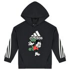 Grey Mickey Mouse Logo Hooded Top, 1, hi-res