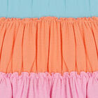 Girls Blue, Orange & Pink Dress, 1, hi-res