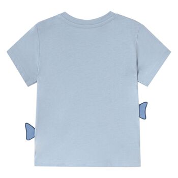Younger Boys Blue Shark T-Shirt