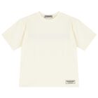 Ivory Logo Oversized T- Shirt, 2, hi-res