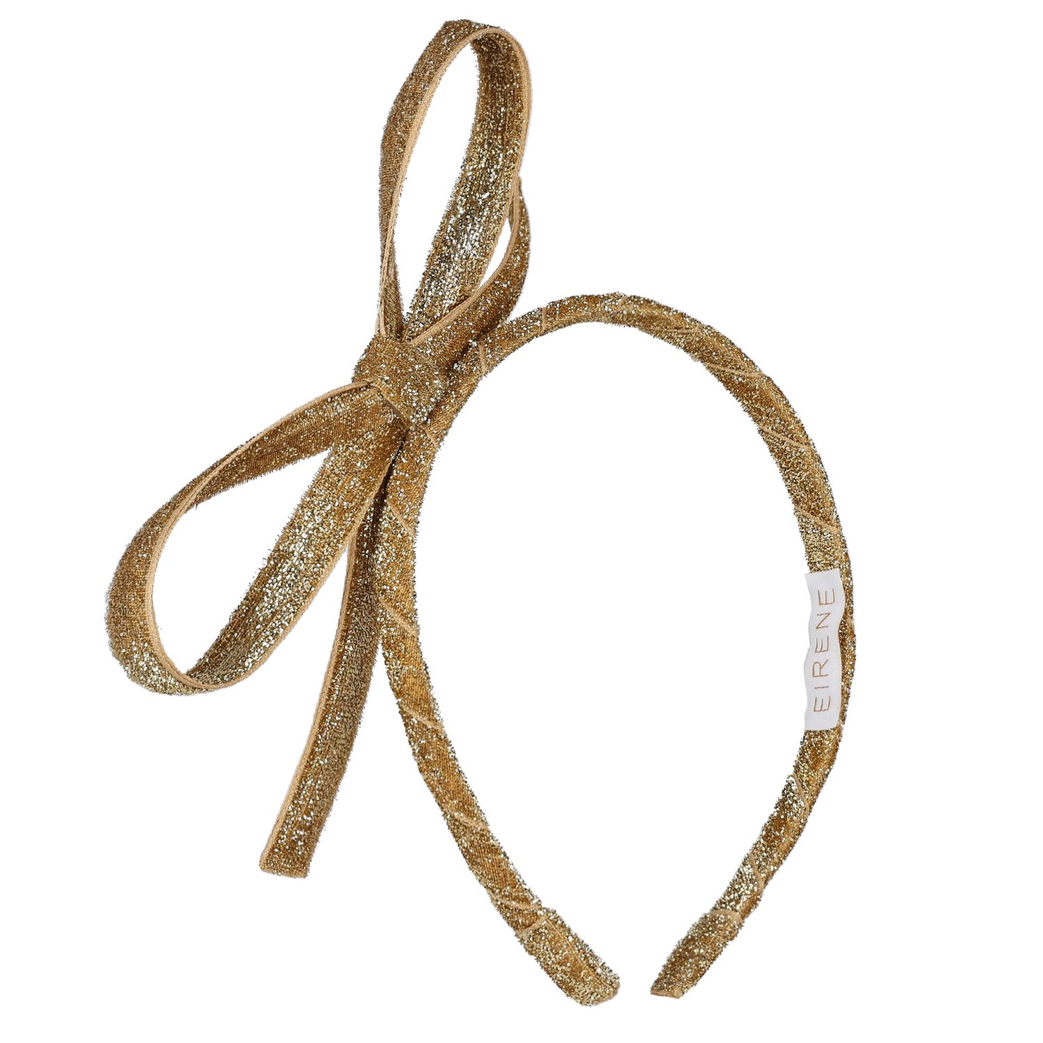 Girls Gold Bow Headband, 1, hi-res image number null