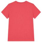 Boys Red Fishing Polo Bear T-Shirt, 1, hi-res